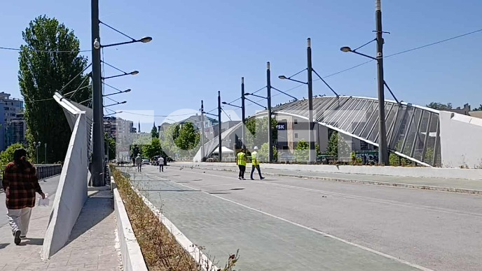 Testiranje mosta na Ibru